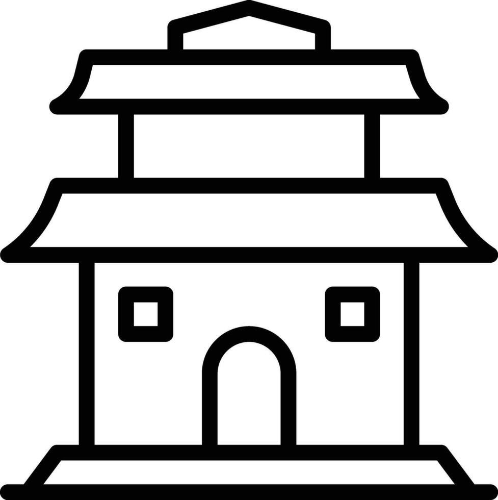 Pagoda Vector Icon