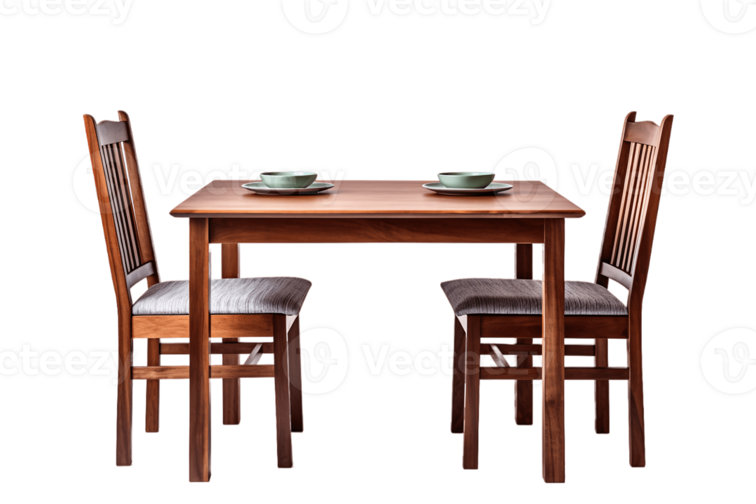 AI generated Isolated furniture, sofas, chairs in different colors on a transparent background png