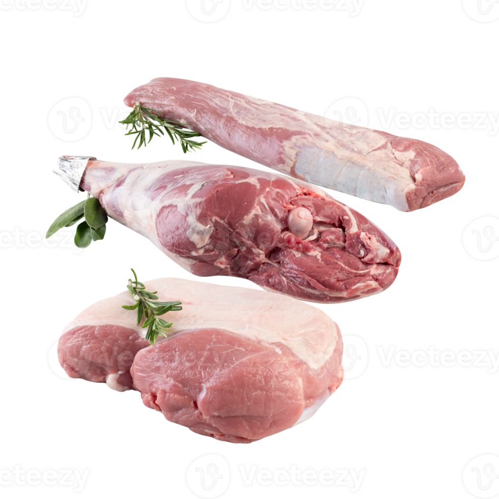 fresh pork cut out isolated transparent background png