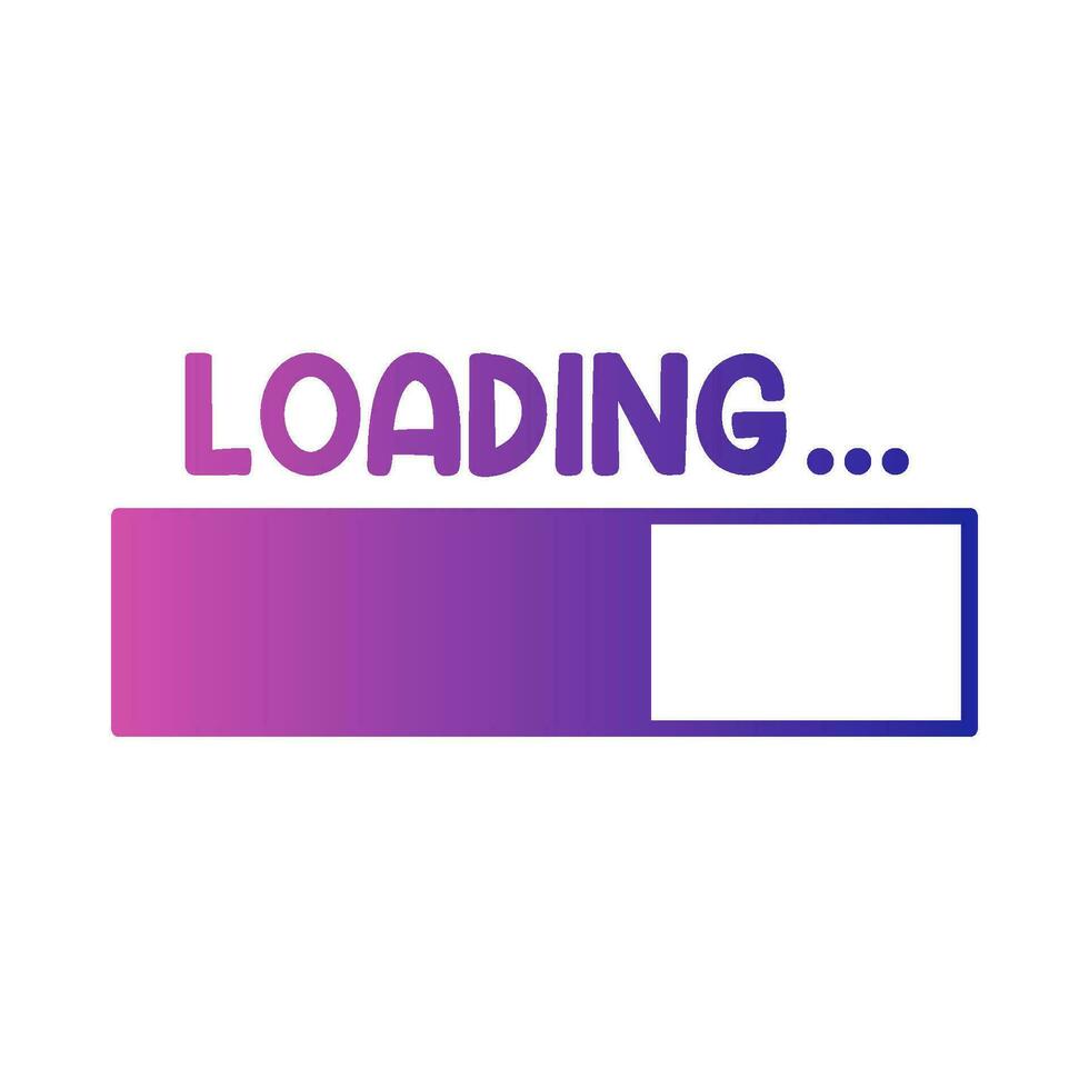 progress loading illustration vector