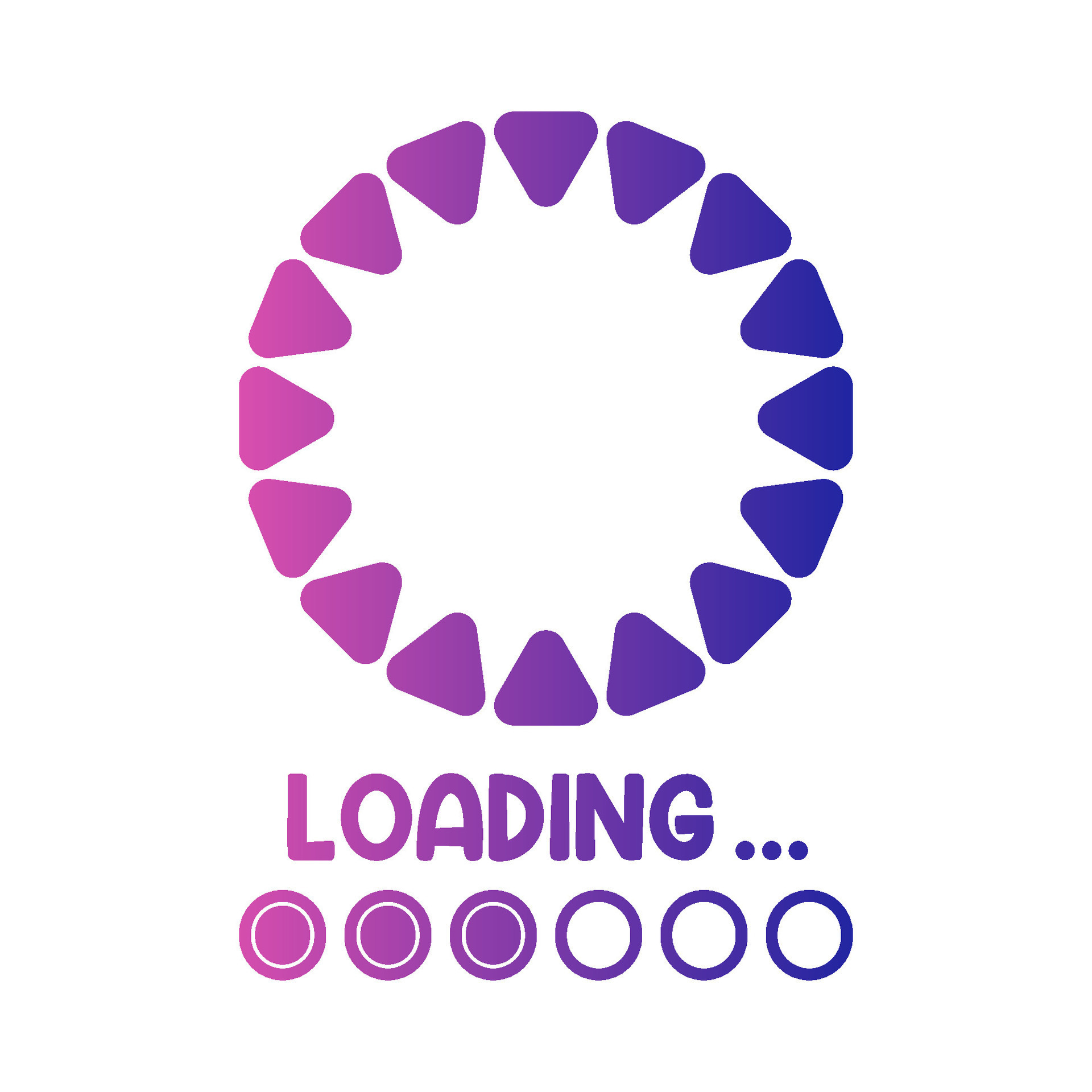 circular loading illustration 36416696 Vector Art at Vecteezy