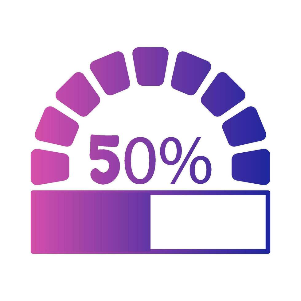 progress loading  with circular loading illustration vector