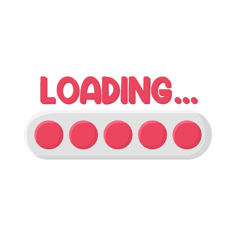 progress loading illustration vector