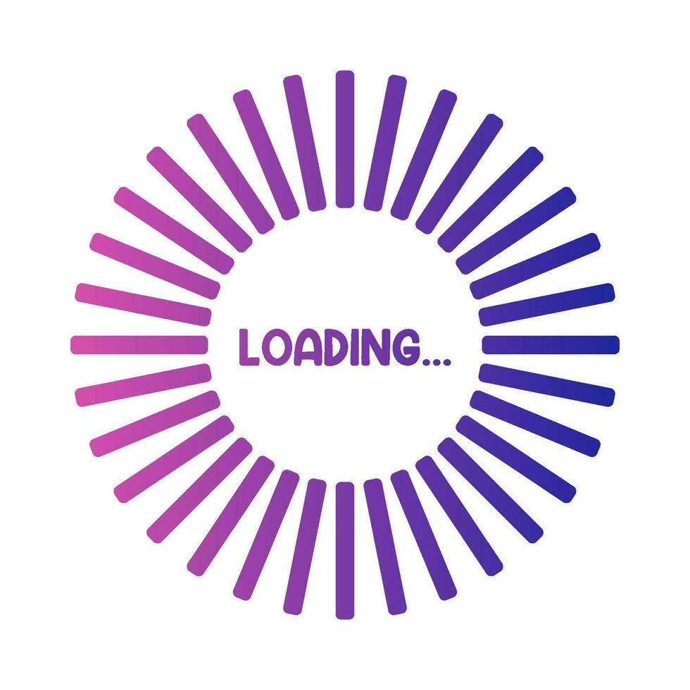 circular loading illustration vector