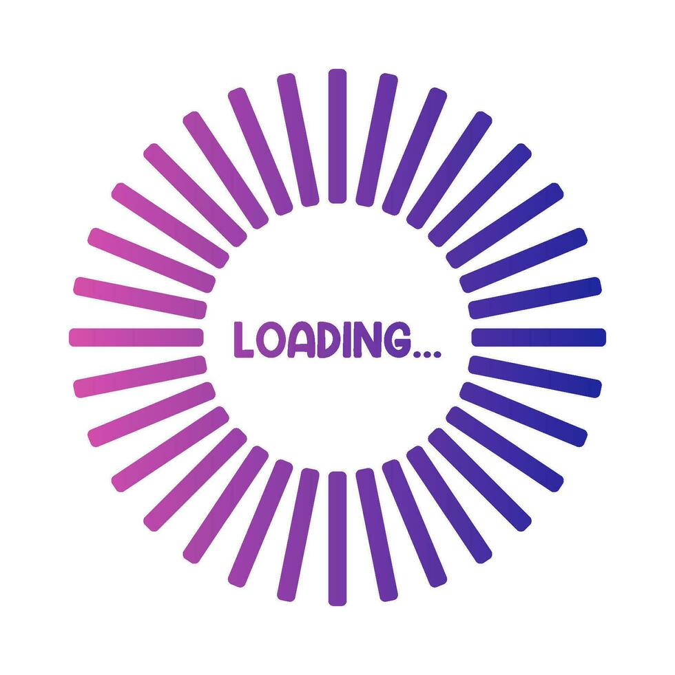 circular loading illustration vector