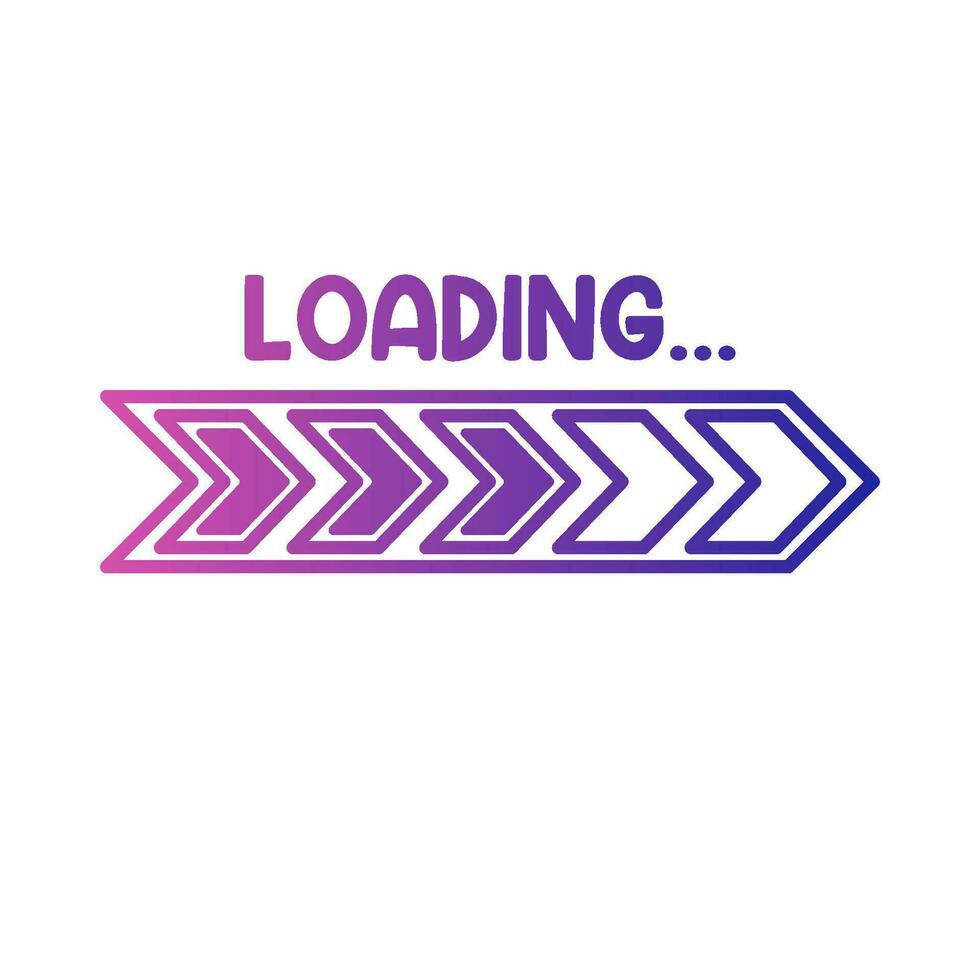 progress loading illustration vector