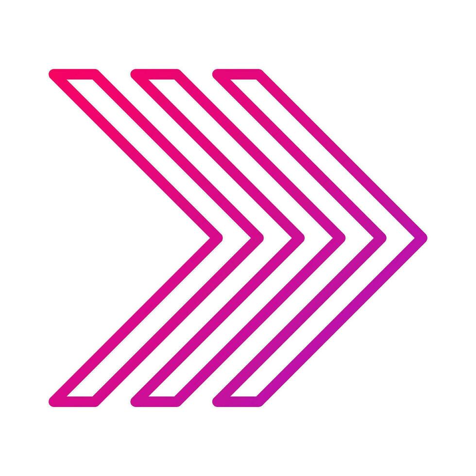 laser right arrow sign illustration vector