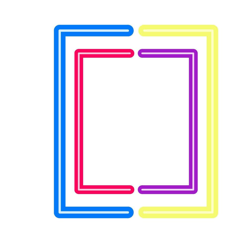 laser rectangle illustration vector