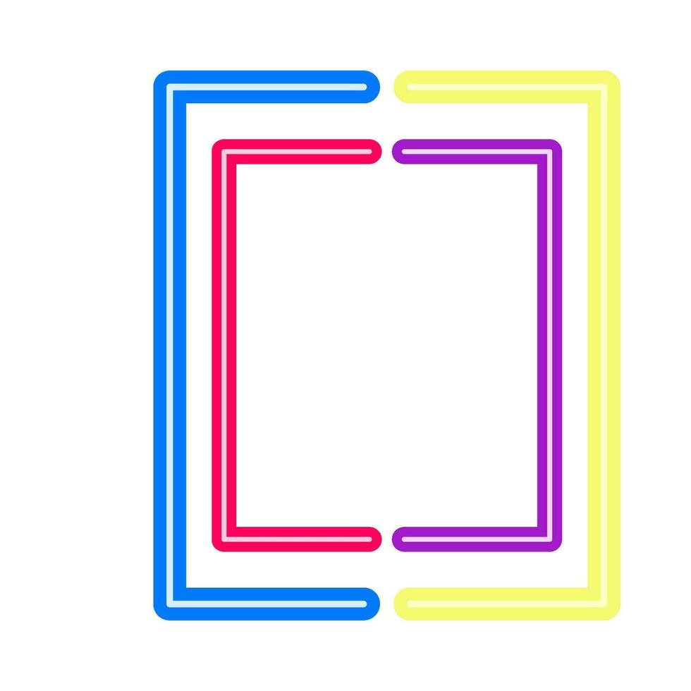 laser rectangle illustration vector