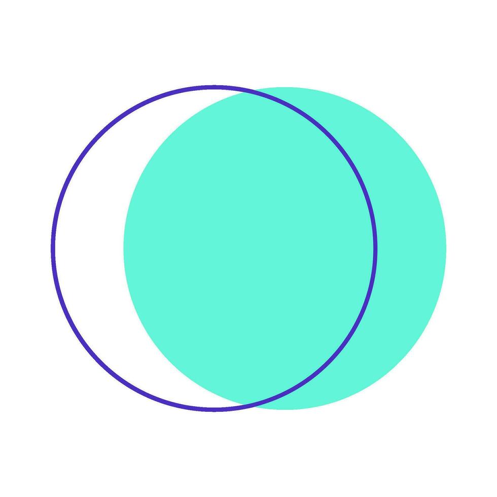 memphis round illustration vector