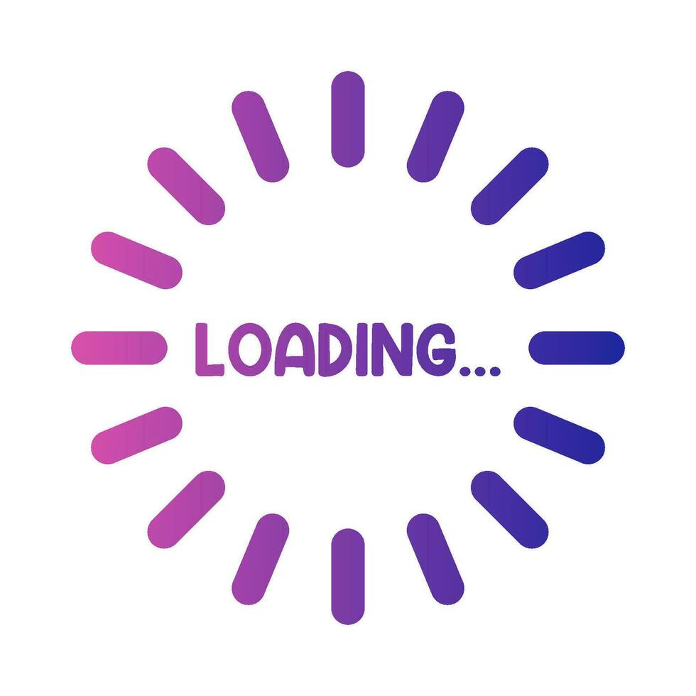 circular loading illustration vector