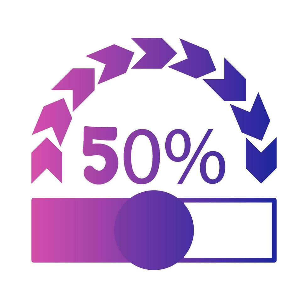 progress loading illustration vector