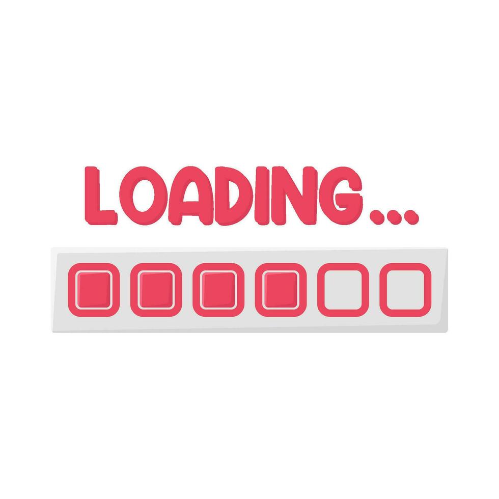 progress loading illustration vector