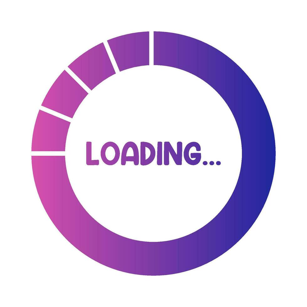circular loading illustration vector