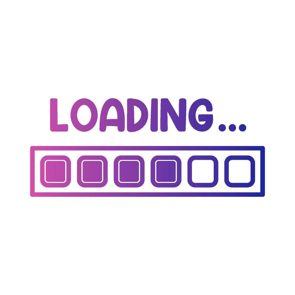 progress loading illustration vector