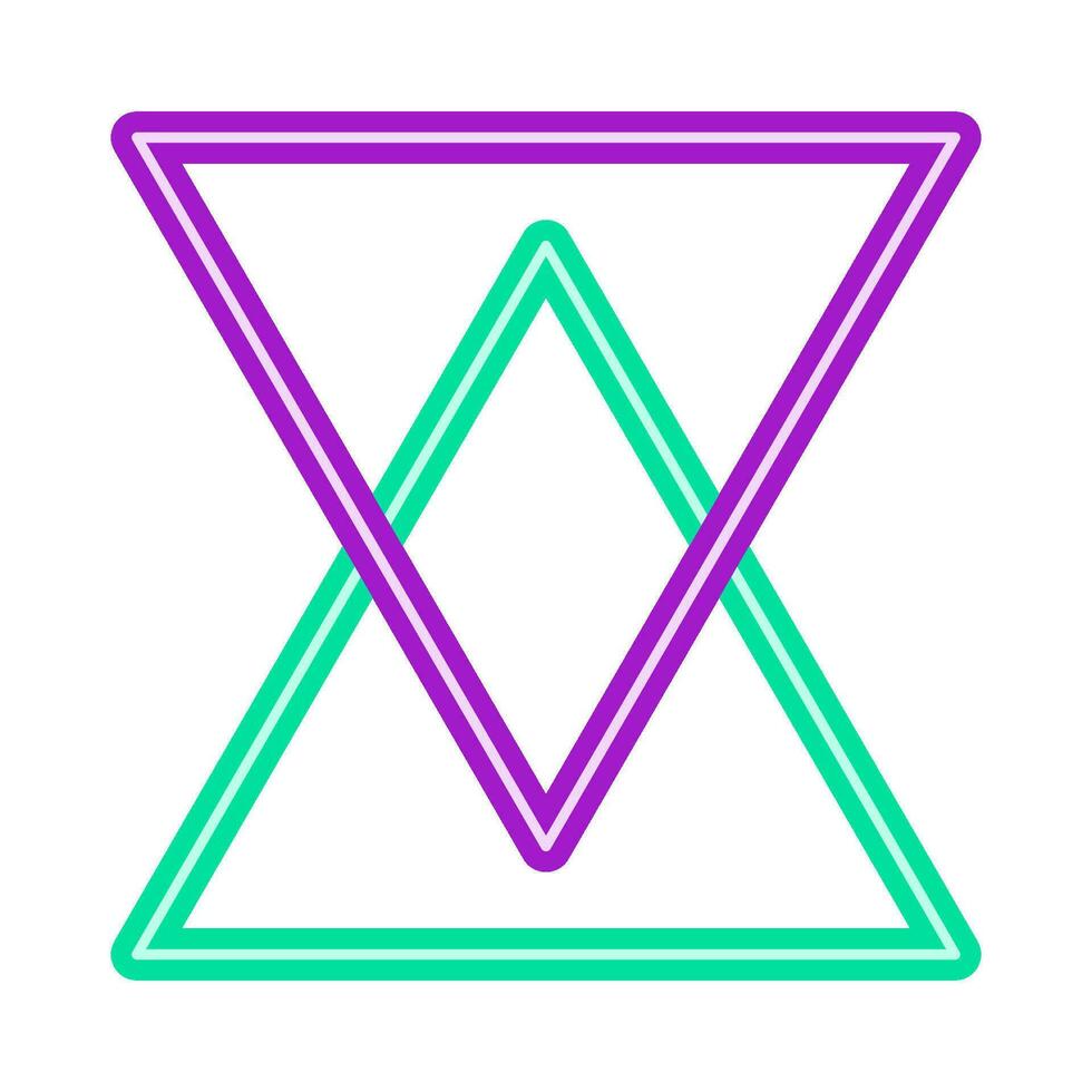 laser triangle illustration vector