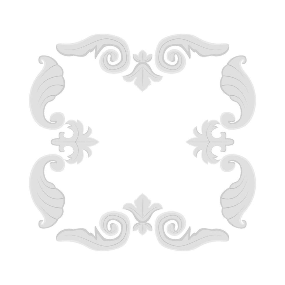 acanthus flower illustration vector
