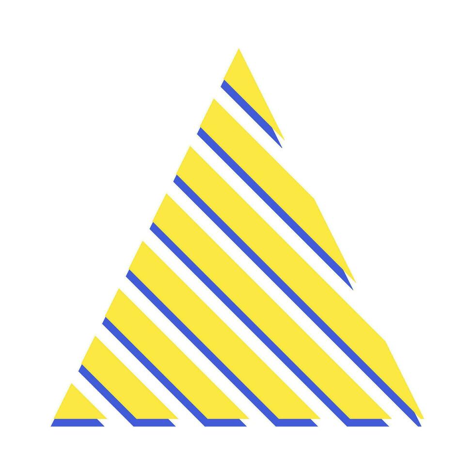 memphis triangle  illustration vector