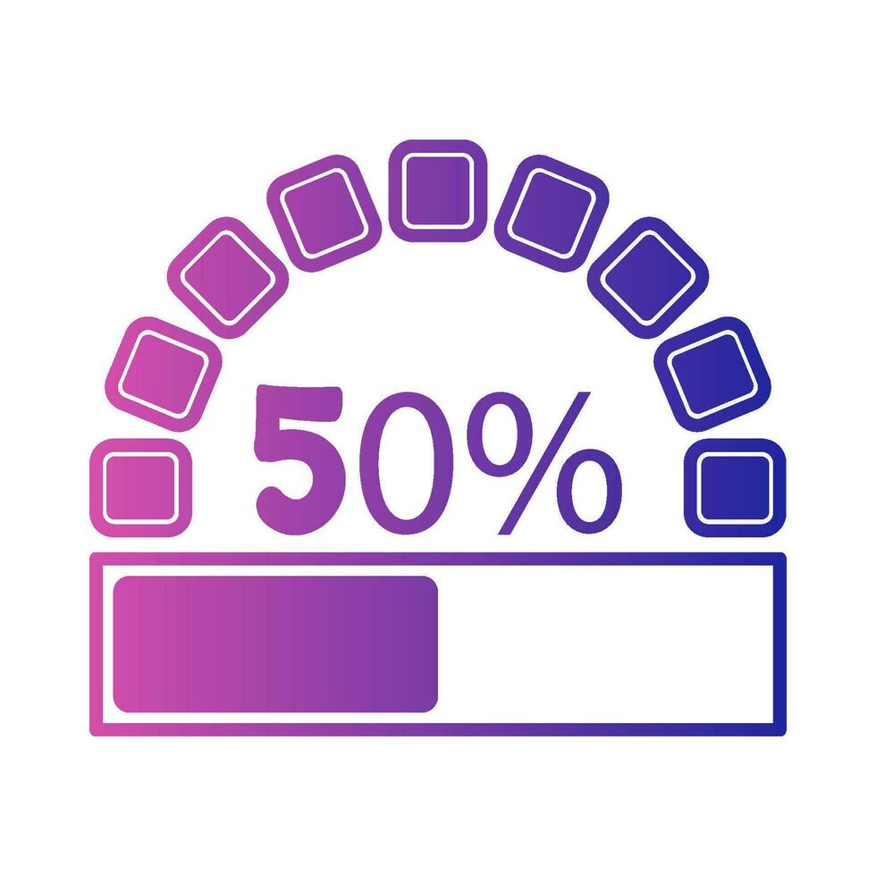 progress loading illustration vector