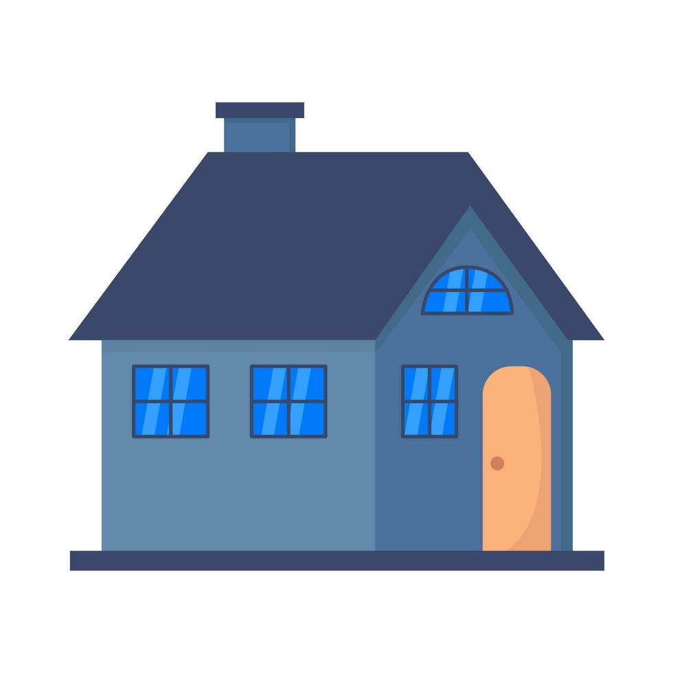 home building illustration vector