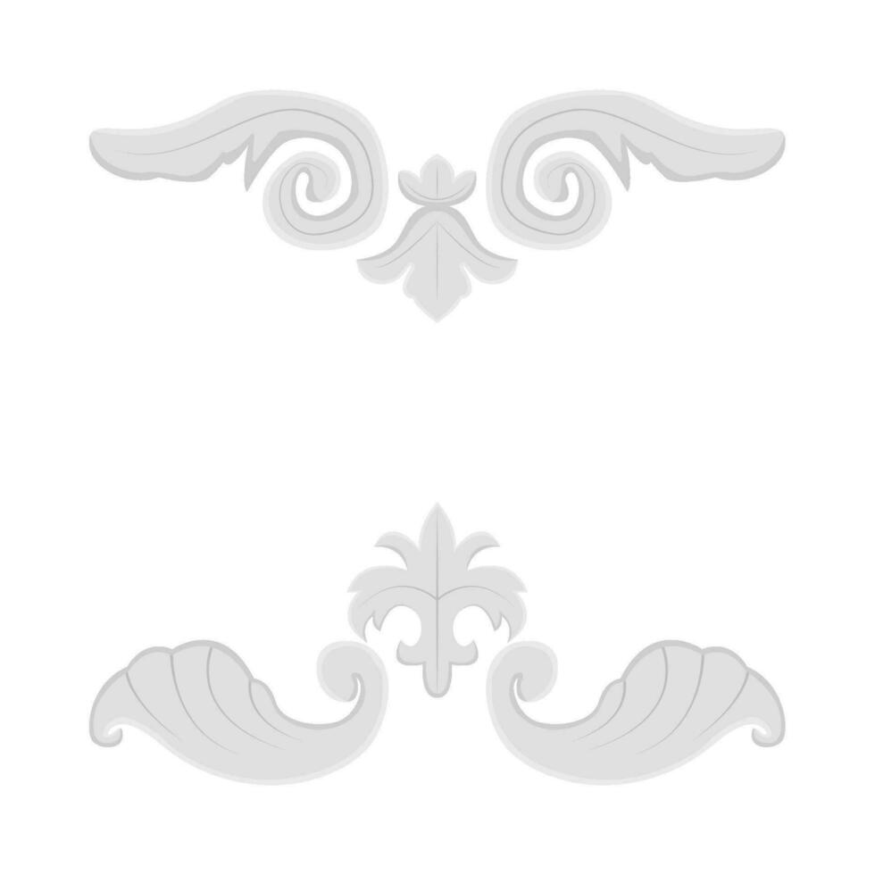 acanthus flower illustration vector