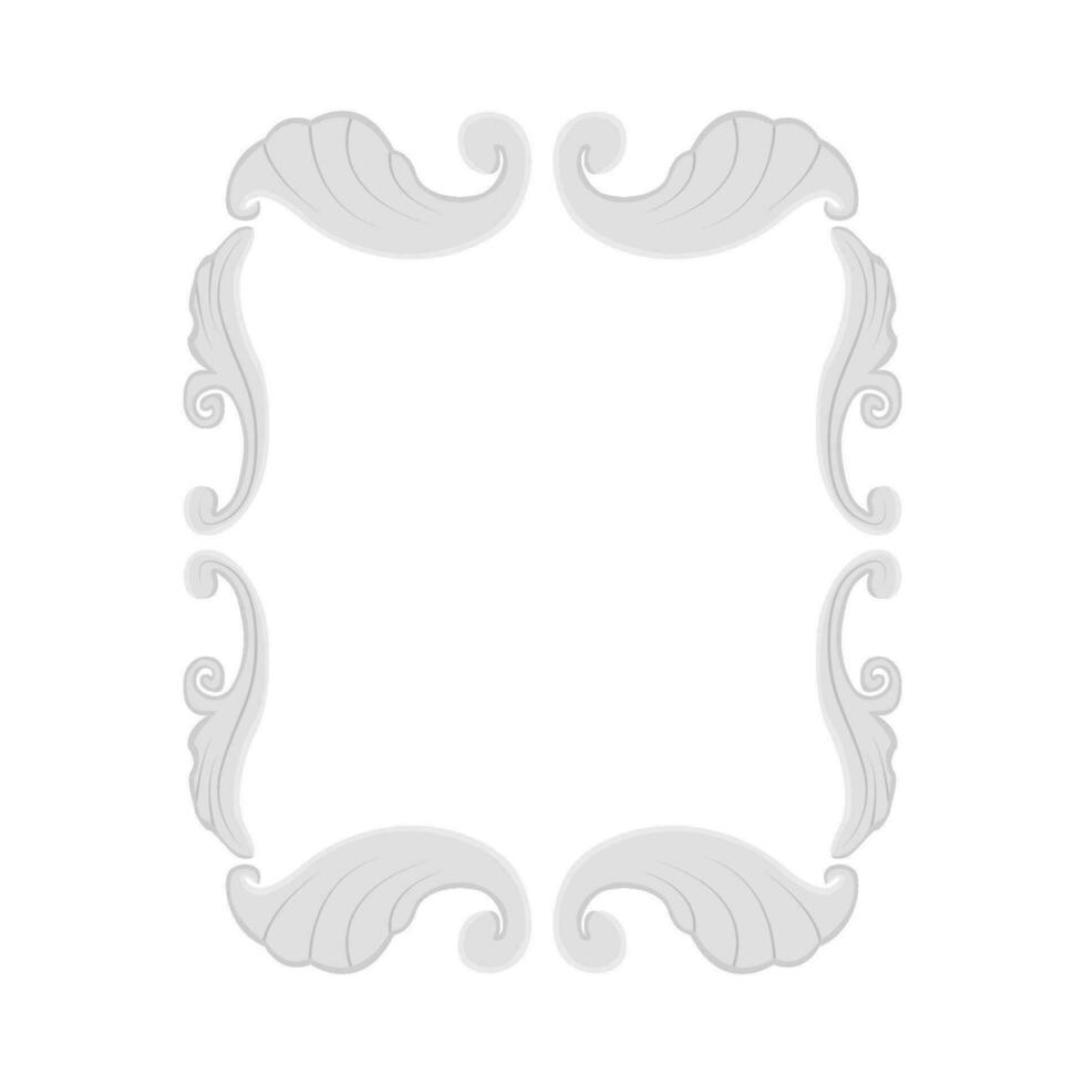 acanthus leaf illustration vector