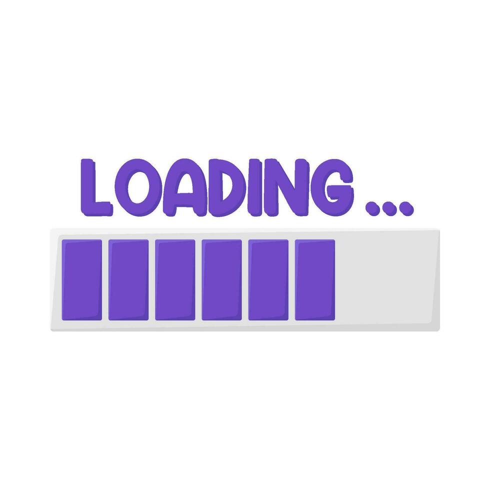 progress loading illustration vector