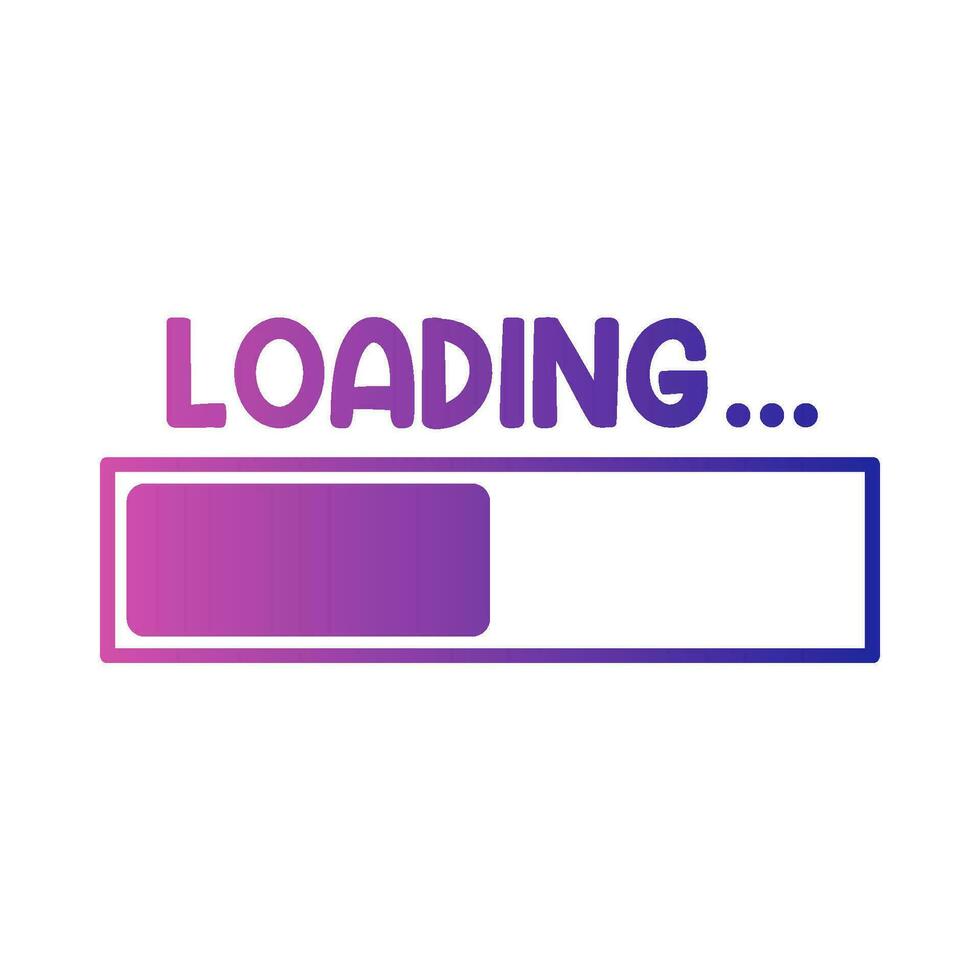 progress loading illustration vector