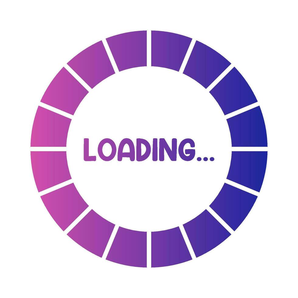 circular loading illustration vector