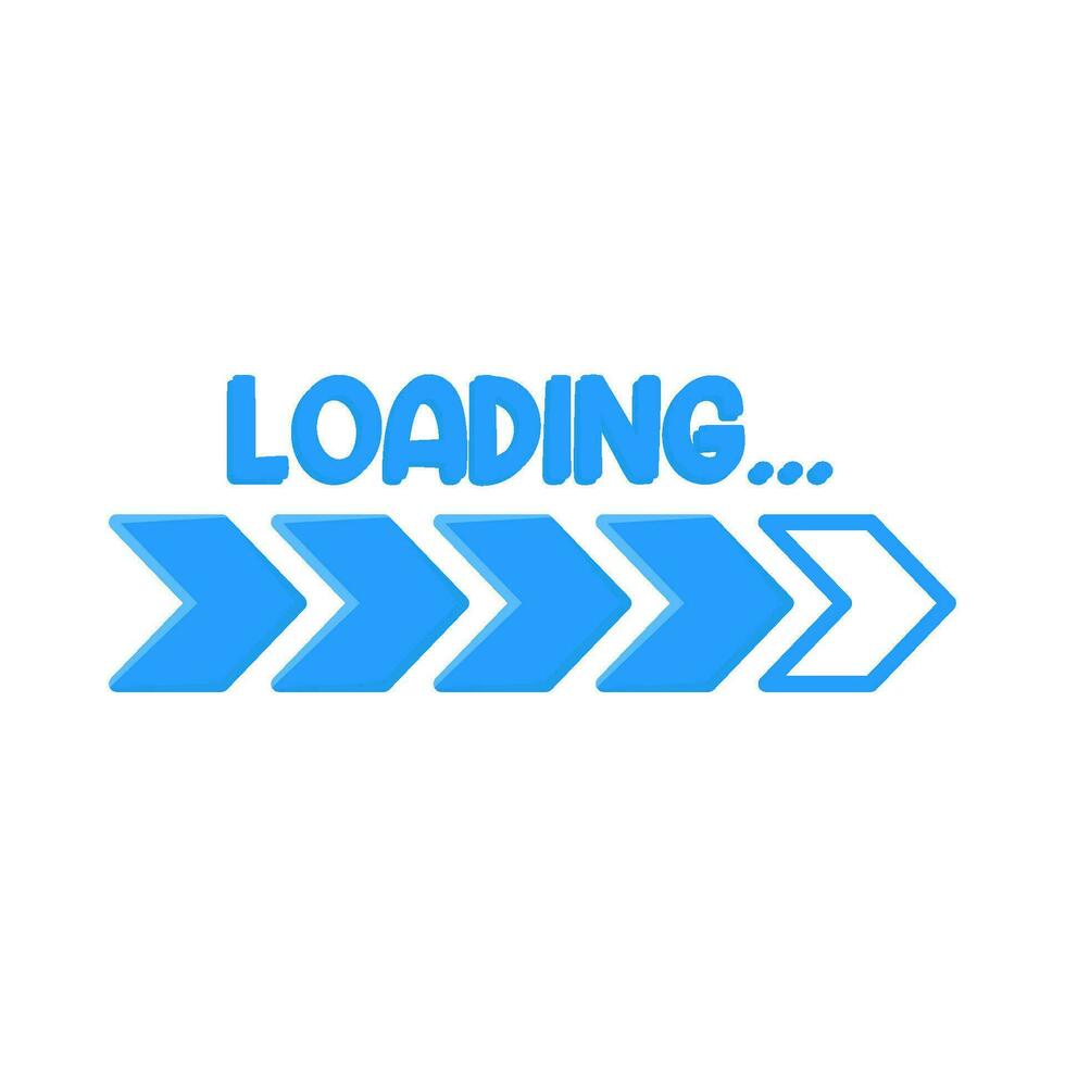 progress loading illustration vector