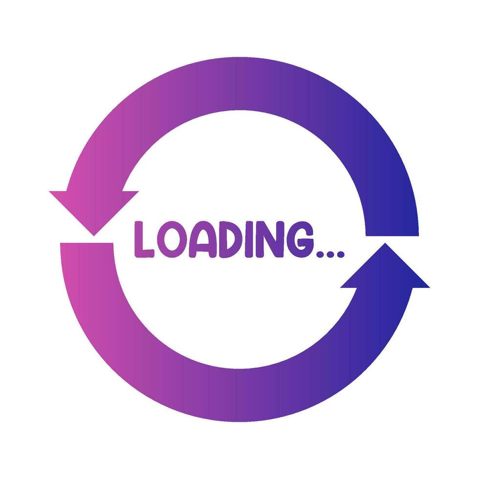 circular loading illustration vector