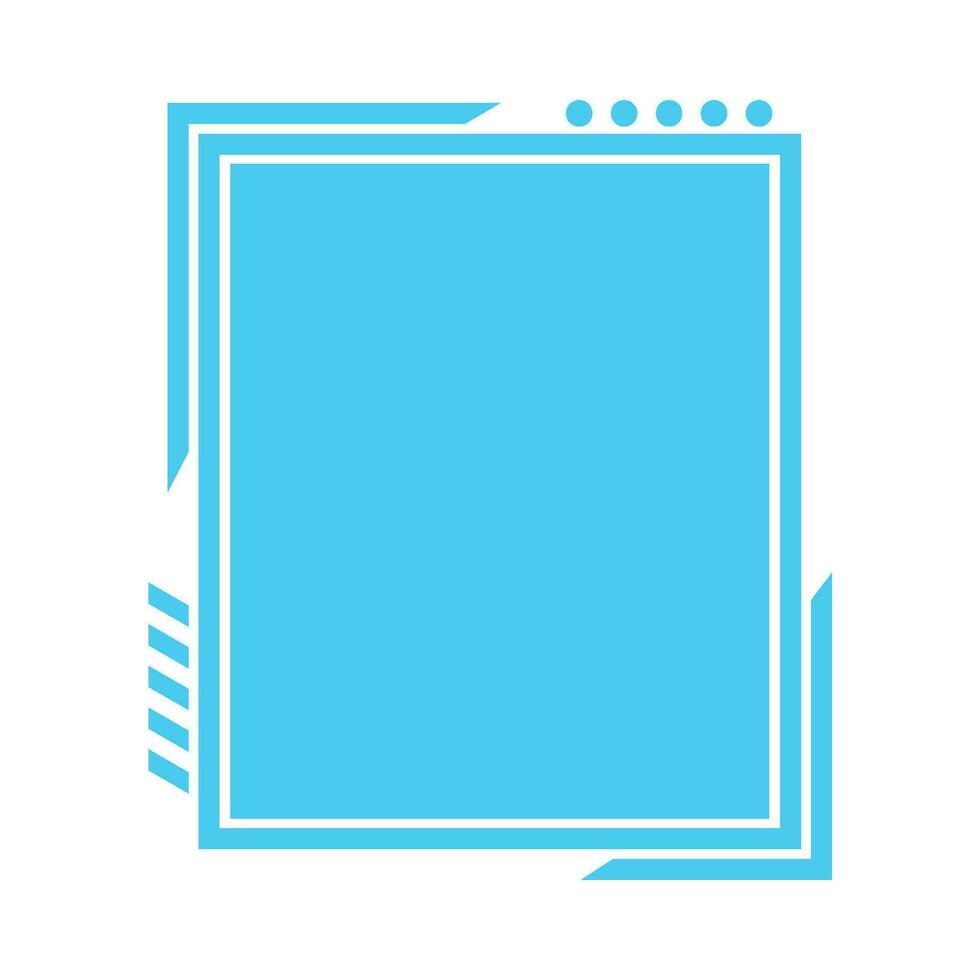 Blue Photo Frame Vector Art, Icons, and Graphics for Free Download
