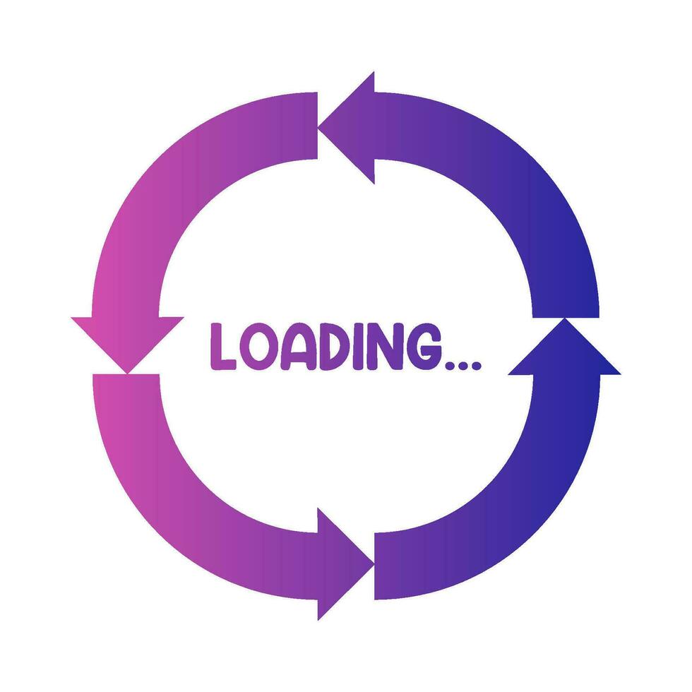 circular loading illustration vector