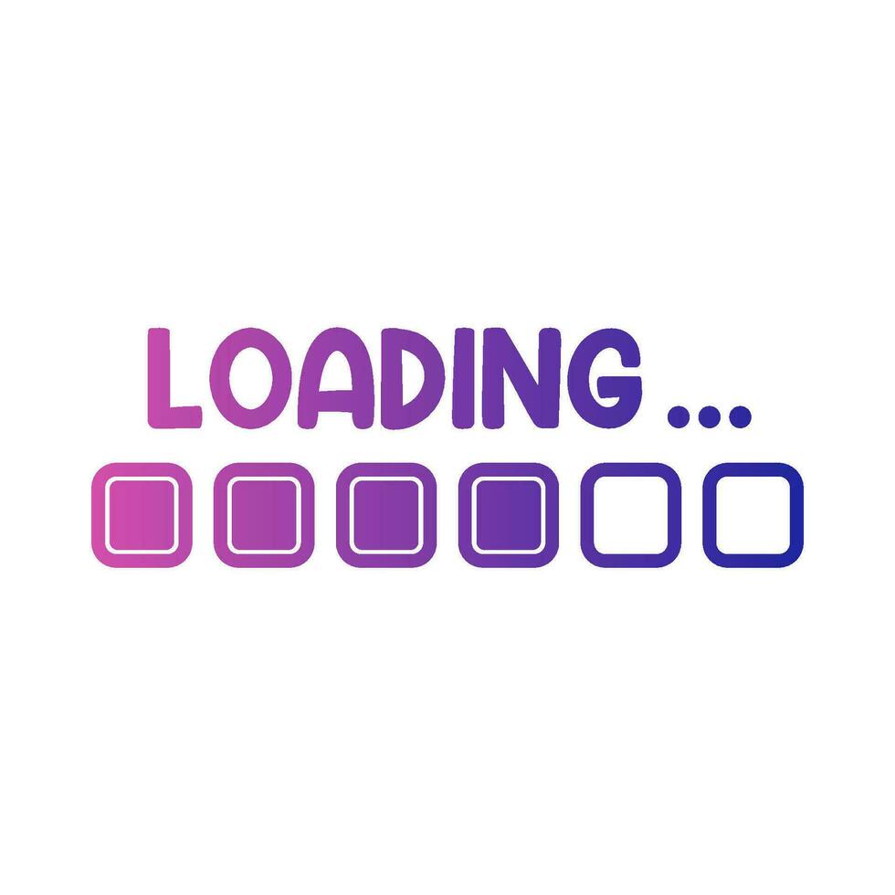 progress loading illustration vector