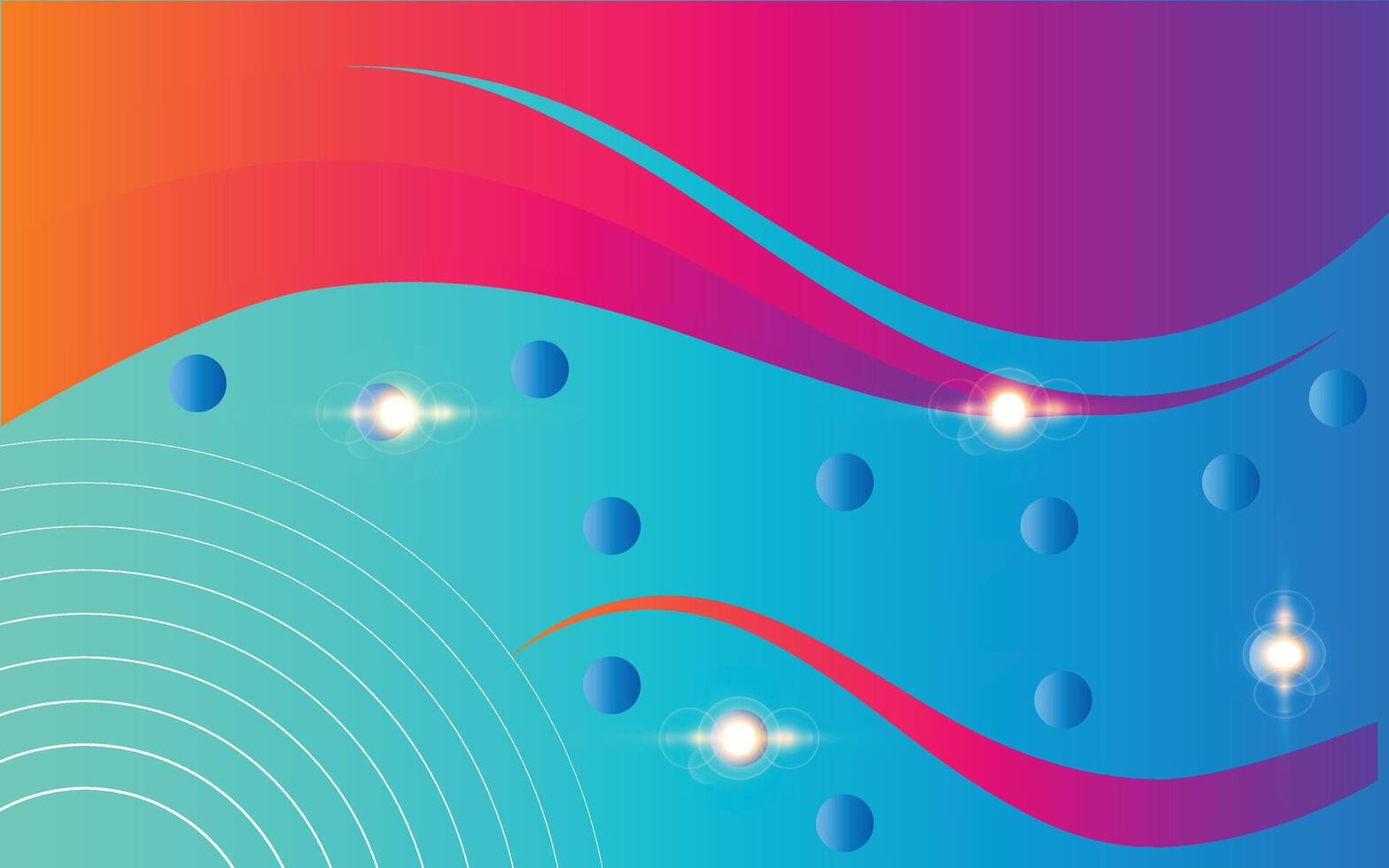 abstract background with waves vector