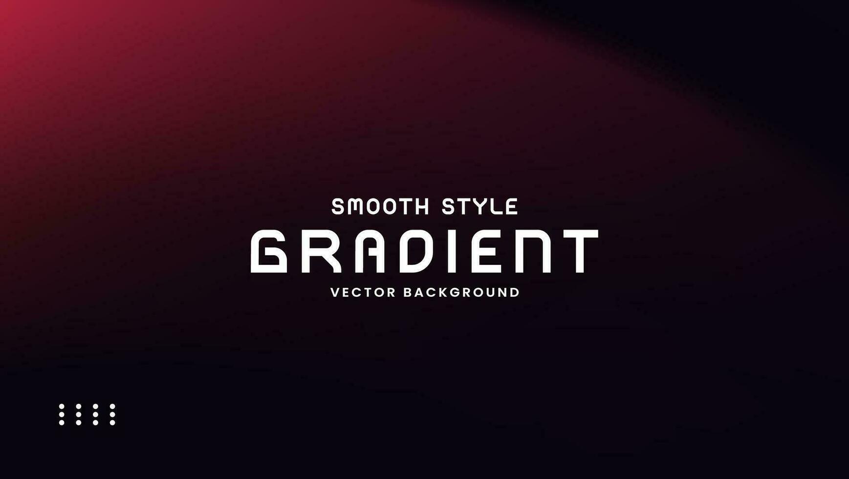 Smooth gradient background with black and red color vector
