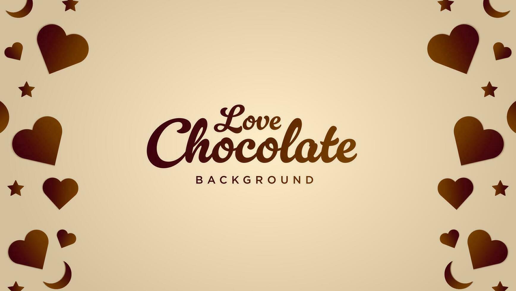sweet chocolate background wit minimalist style vector