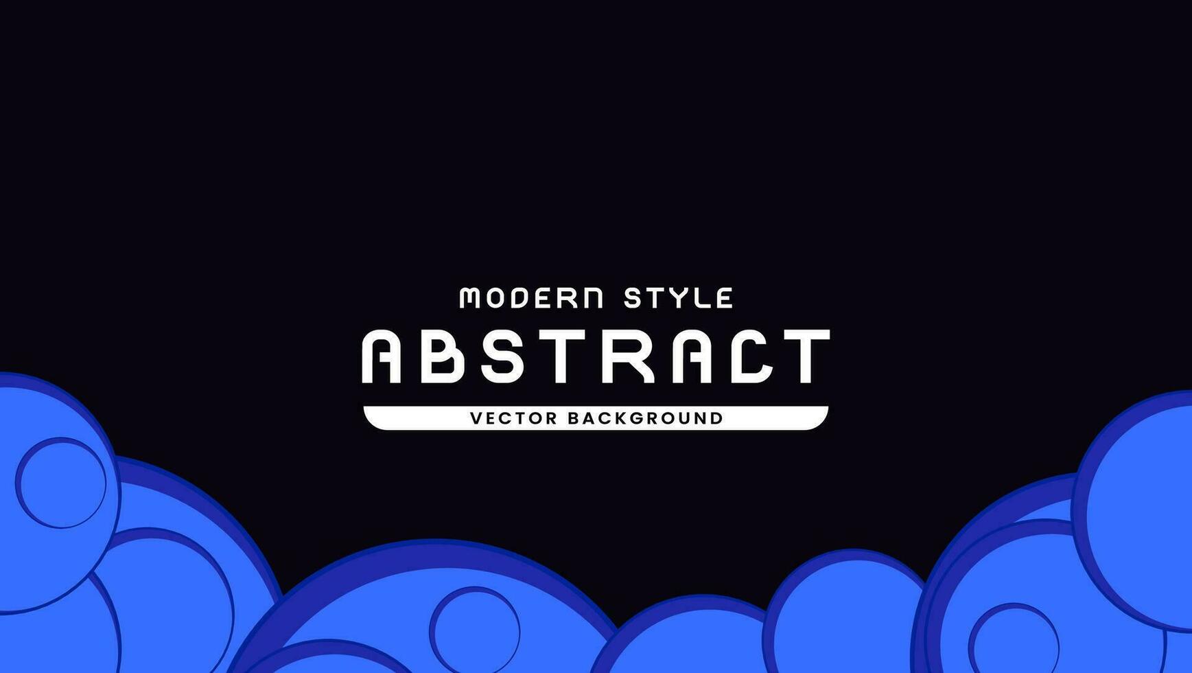 blue frame with black background vector