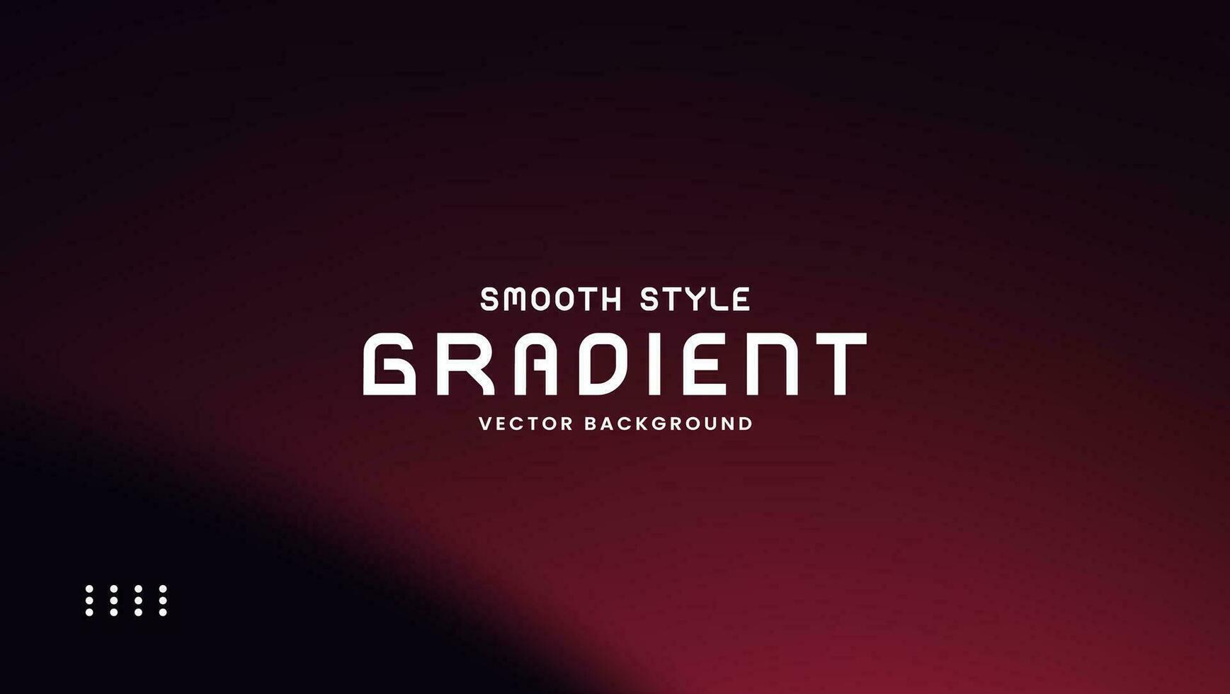 Smooth gradient background with black and red color vector