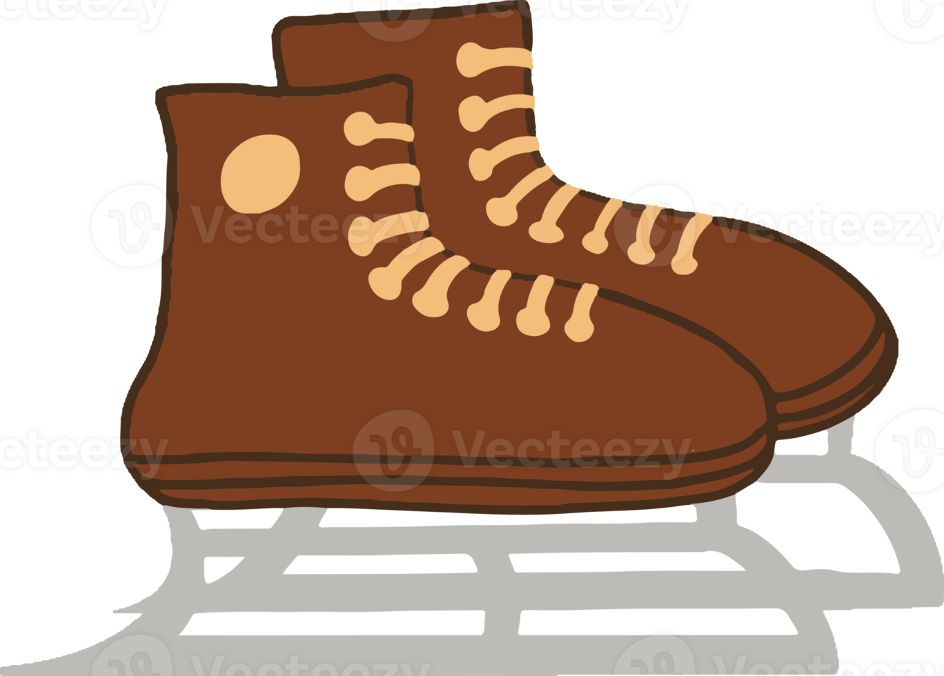 cute ice skating shoes png