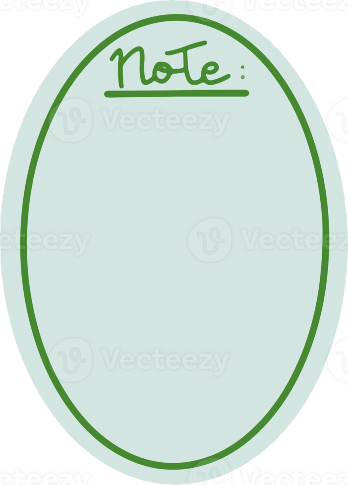 Cute note memo png