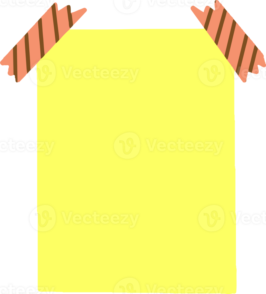 Cute note memo png