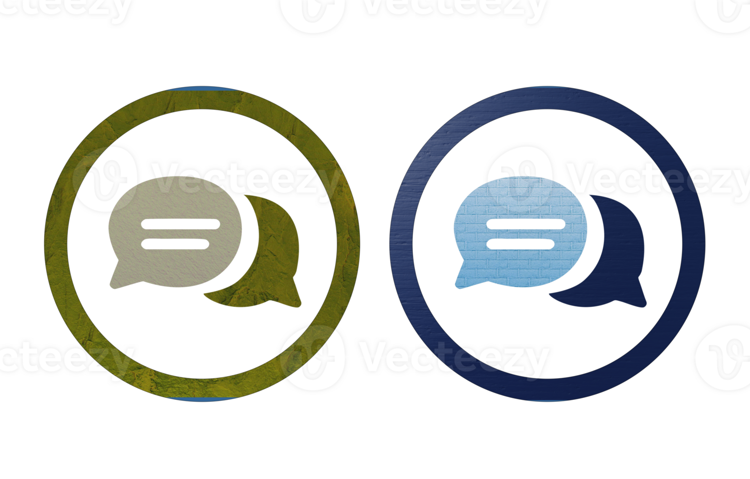 notification icon symbol blue and brown with texture 36418577 PNG