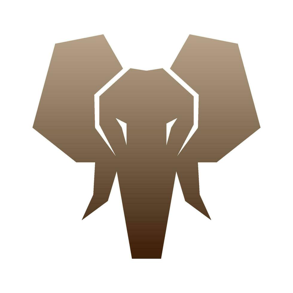 Elephant icon logo design vector