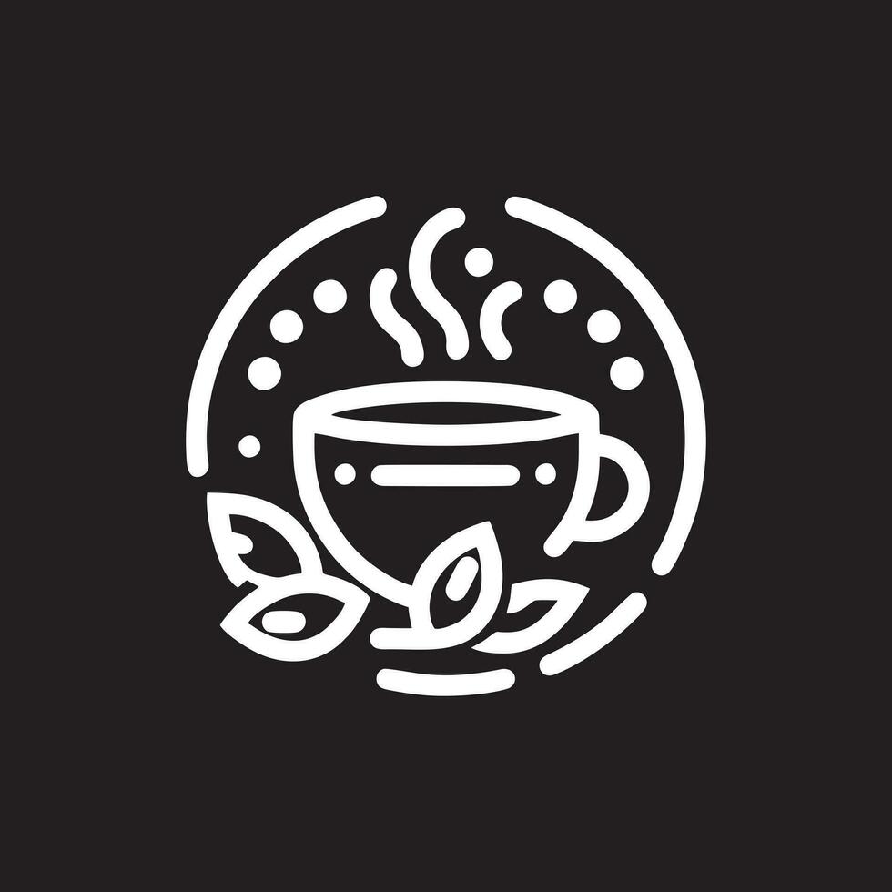 simple coffee logo vector