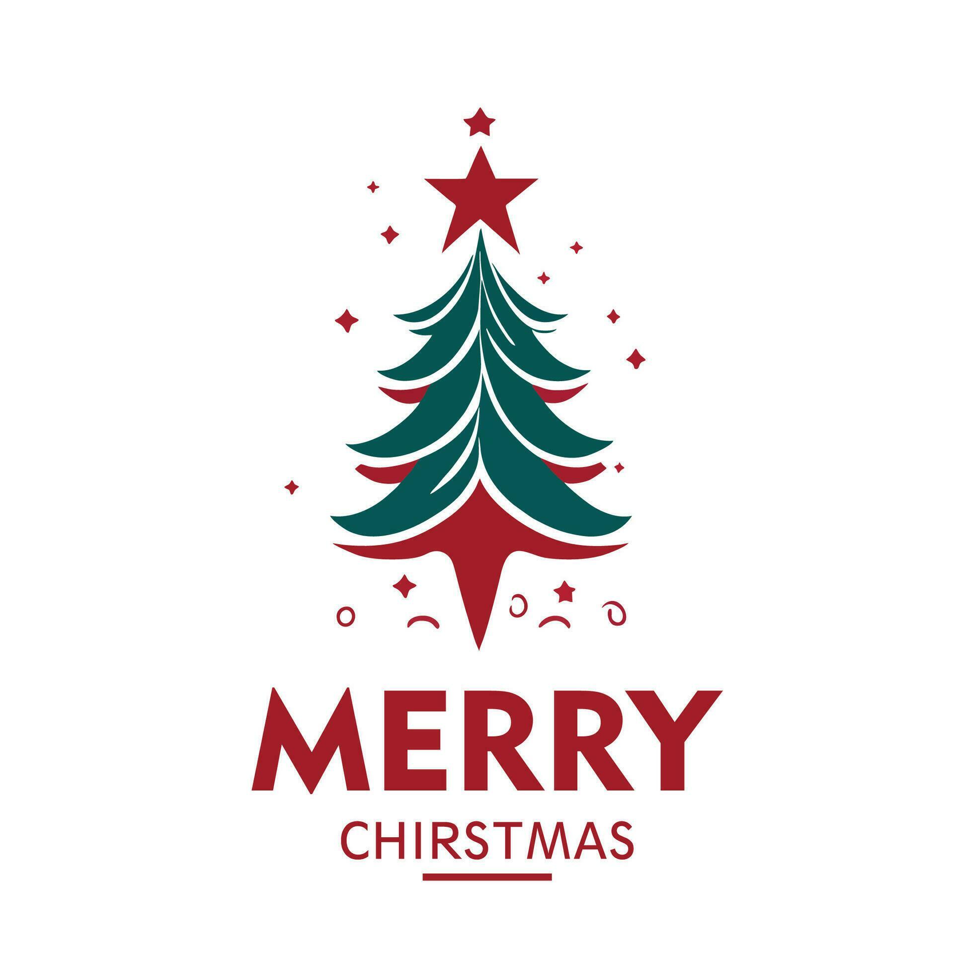 Simple logos merry christmas art 36418905 vector art at vecteezy