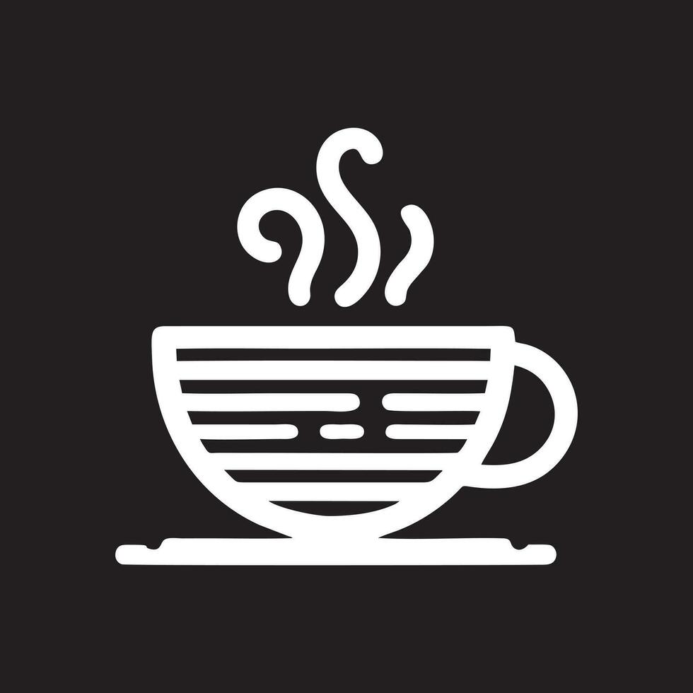 simple coffee logo vector