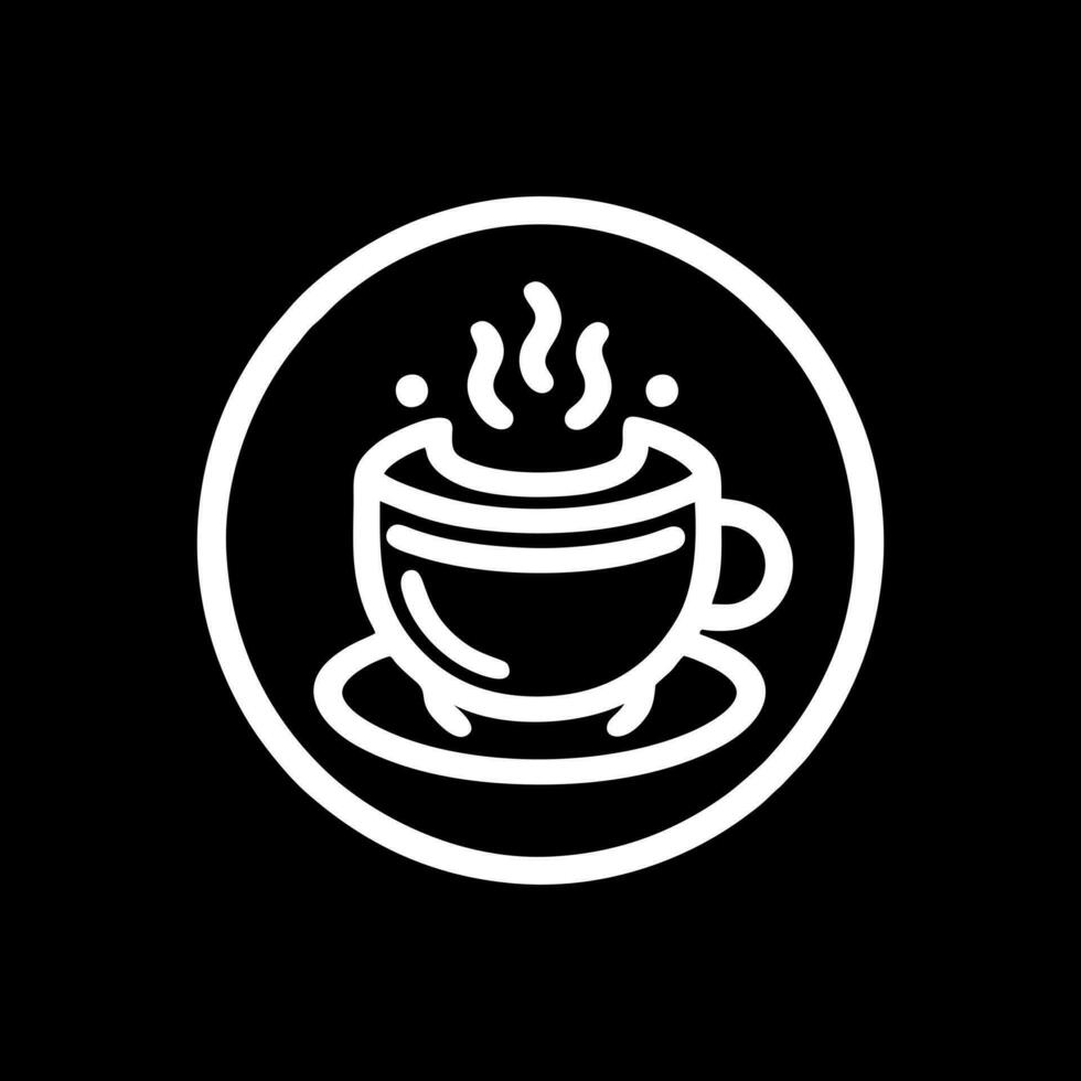 simple coffee logo vector