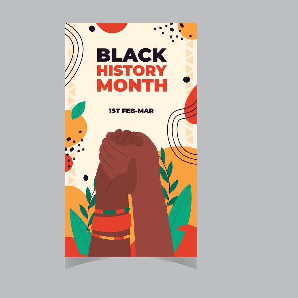 Black history month celebrate.Line shape. Vector illustration design graphic. Black history month. Vector stock illustration