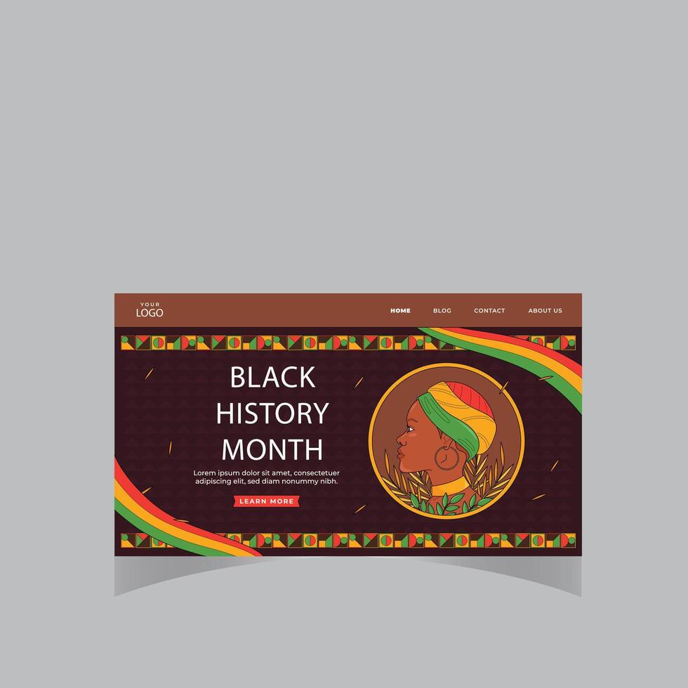 Black history month celebrate. Vector illustration design graphic Black history month stock illustration